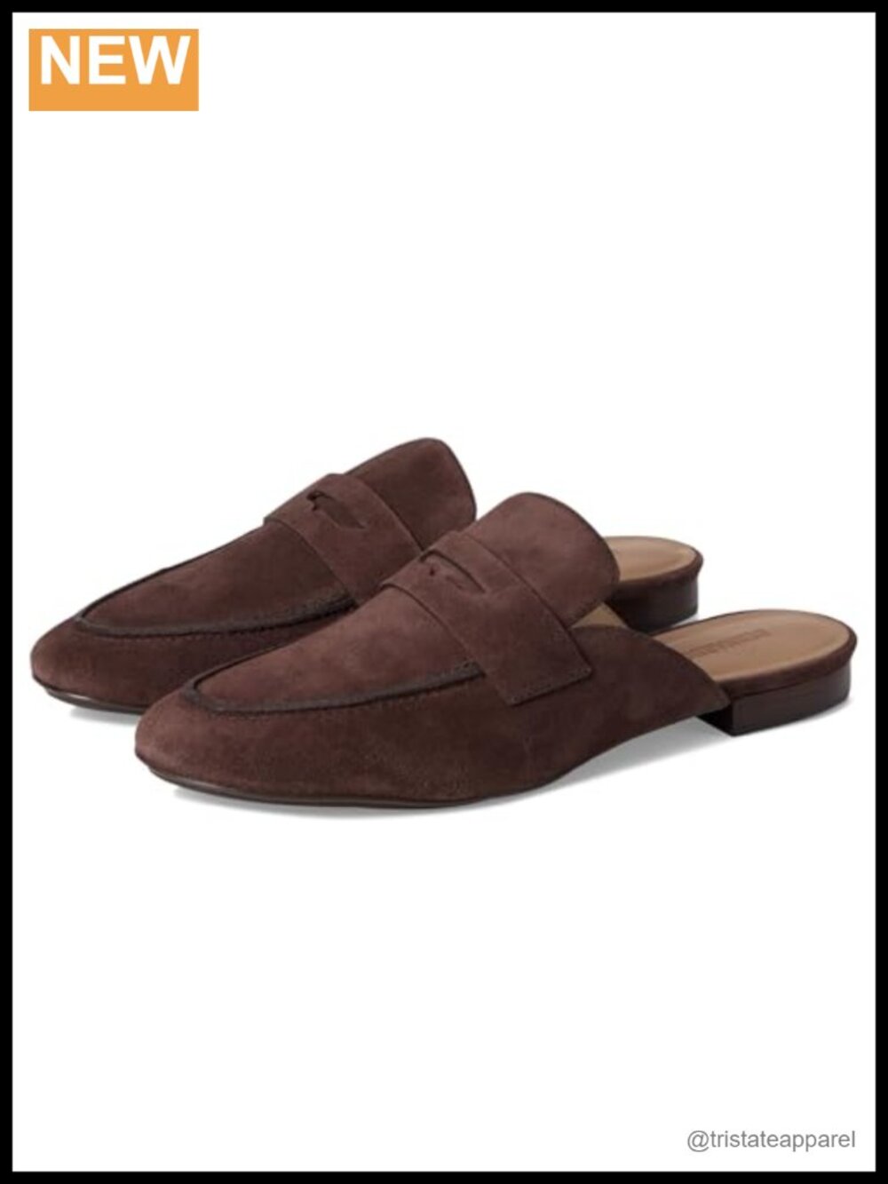 Suede Slingback Block Heel Peep Toe Sandals Leather Insole